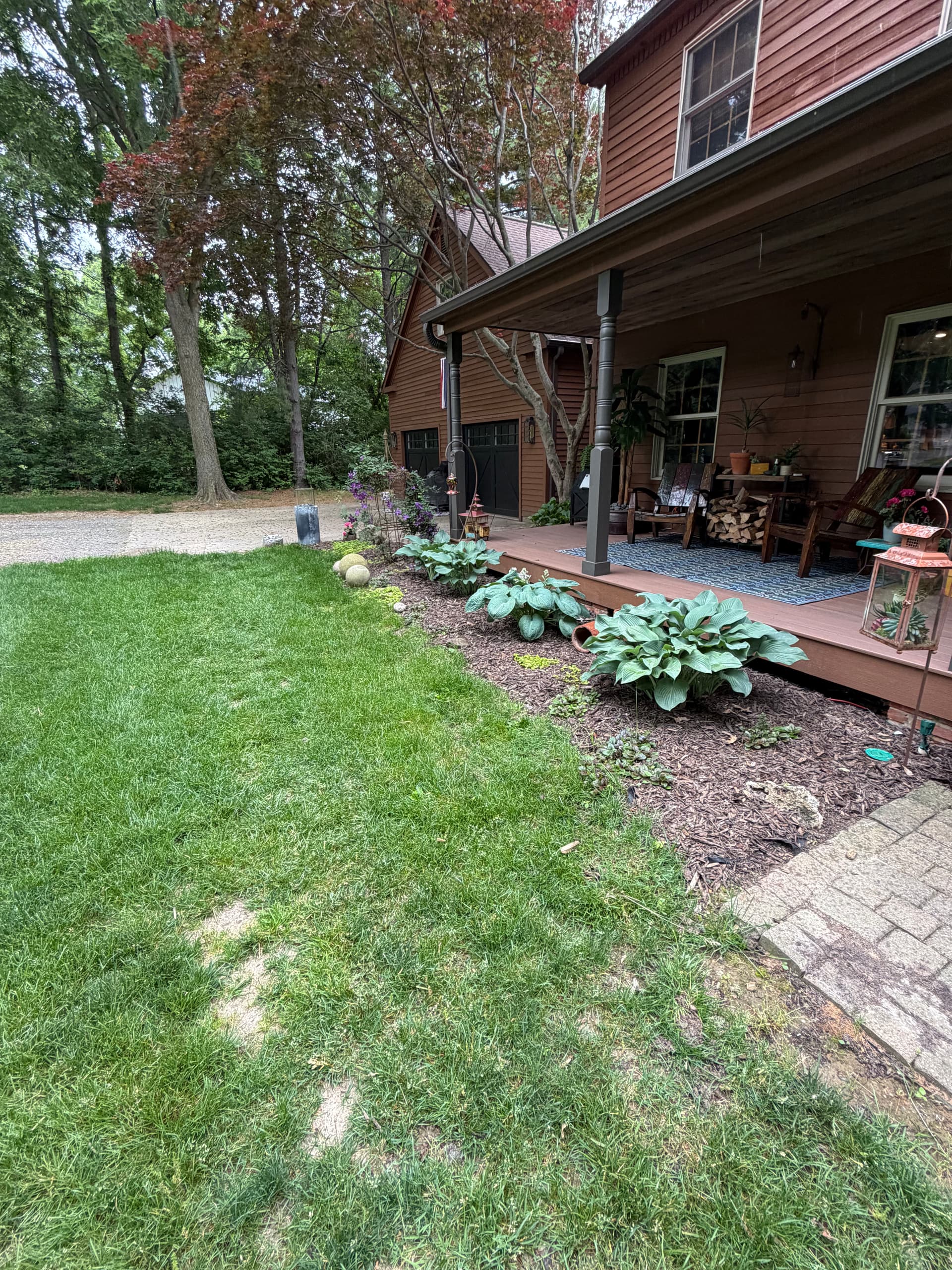 Gallery photos for Phase 1 Complete - Paver Reset and Flagstone Bed Edging Done Right: Image #2